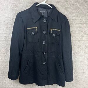 International Concepts Sweater Blazer Cardigan Large Breast & Side Pockets